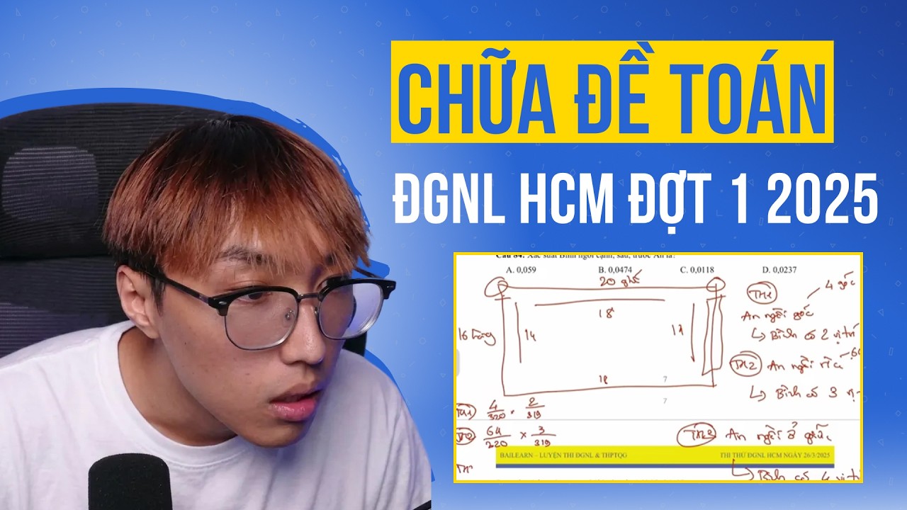Chữa đề Toán ĐGNL HCM Đợt 1 2025
