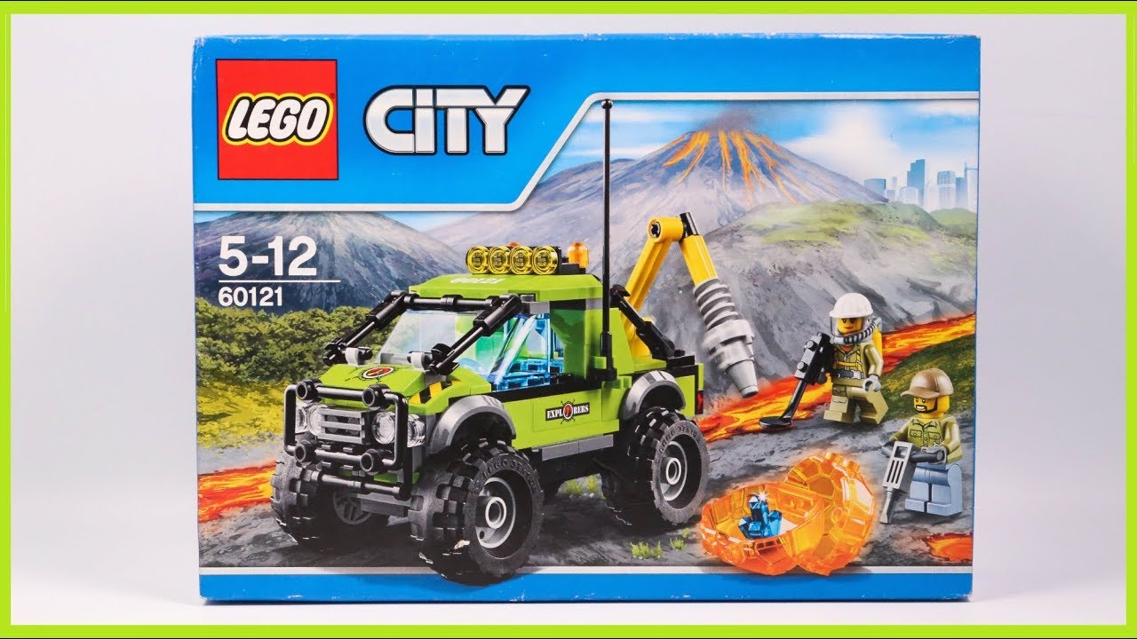 LEGO 60121 City Volcano Explorers Volcano Explorer Truck Speed Build