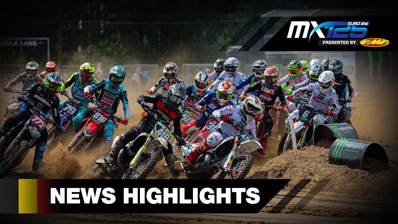 News Highlights | EMX125 Presented by FMF Racing | Monster Energy MXGP of Flanders 2023 #MXGP