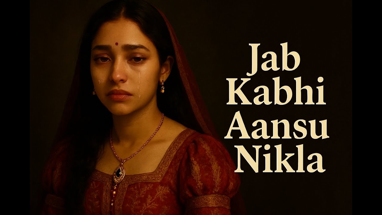 Jab Kabhi Aansu Nikla | Sad Ghazal | Nasir Kazmi