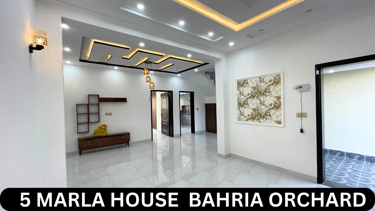 5 MARLA BRAND NEW BEAUTIFUL HOUSE FOR SALE IN BAHRIA ORCHARD LAHORE