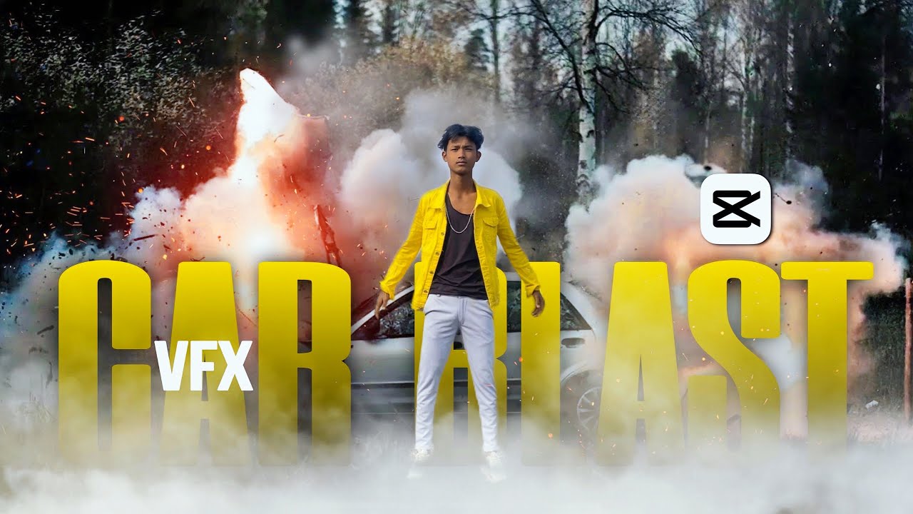 Trending Car Blast VFX Reels Tutorial | Capcut Video Editing