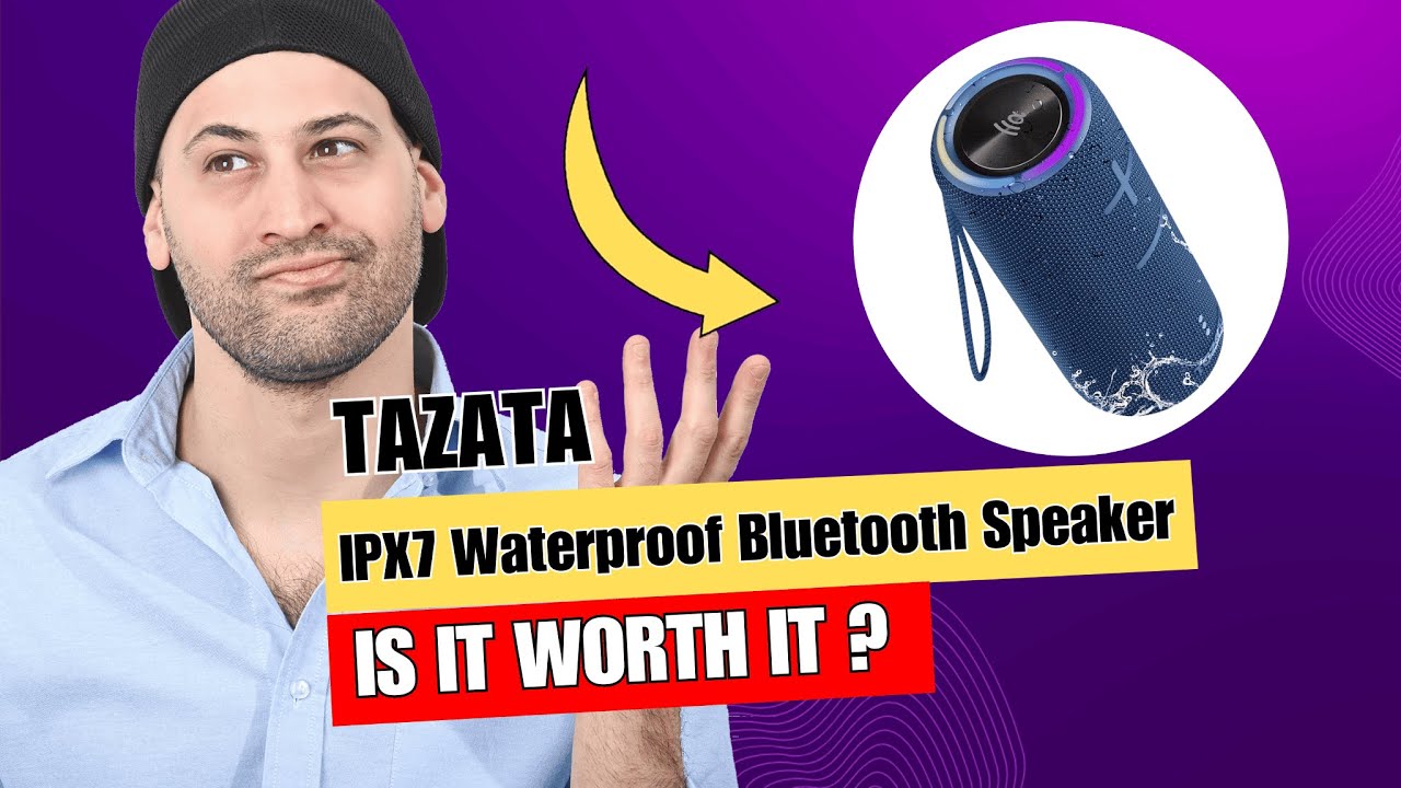 Водонепроницаемая Bluetooth-колонка IPX7 — HD-звук 30 Вт, 8 часов воспроизведения, сопряжение TWS...