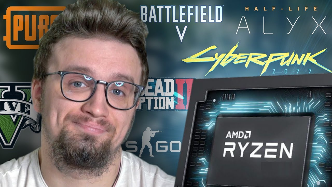 Ryzen 5900HX - СКОЛЬКО FPS В ИГРАХ???