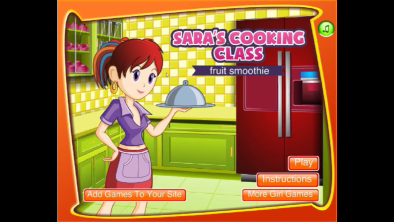 Sara's Cooking Class: Fruit Smoothie - Gameplay