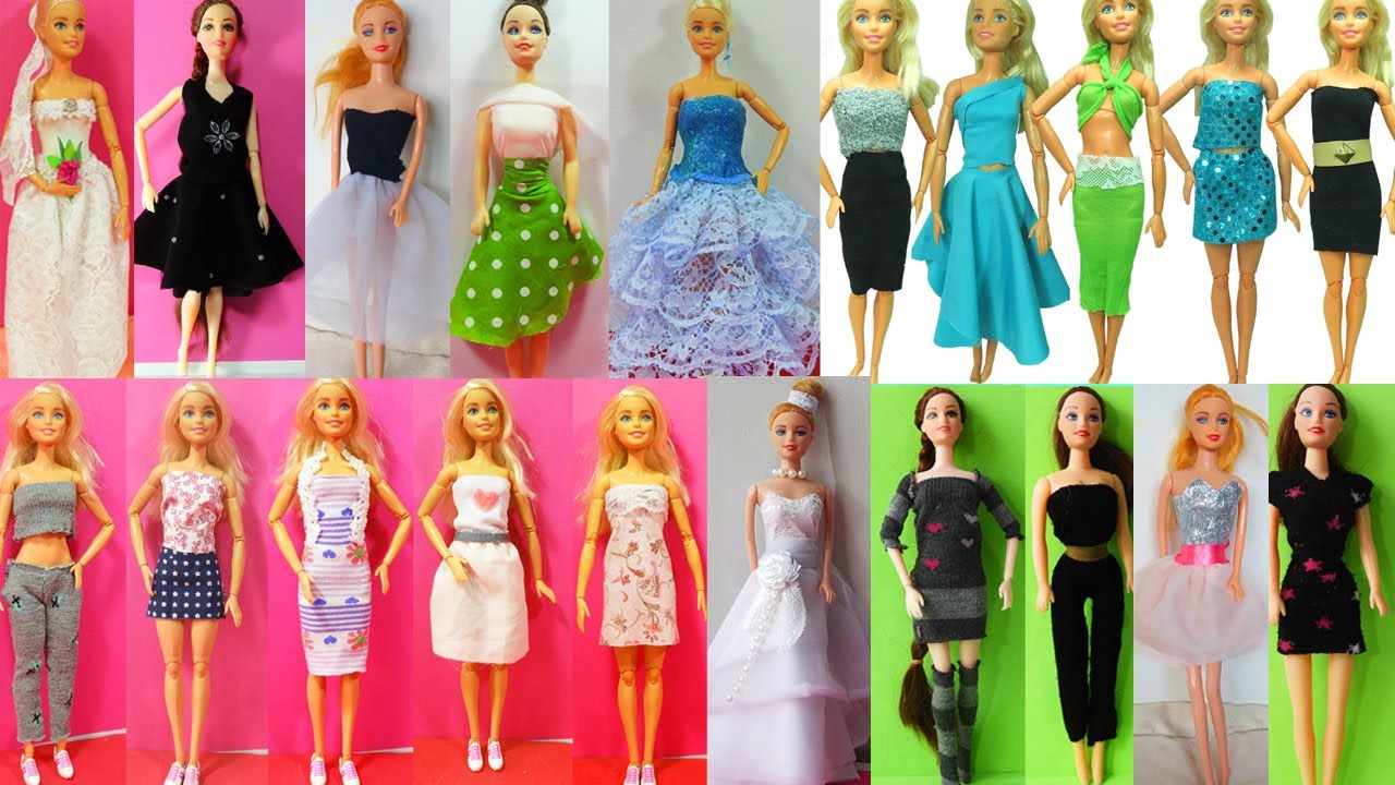 ROPA PARA MUÑECAS BARBIE 👗 RECOPILACIÓN