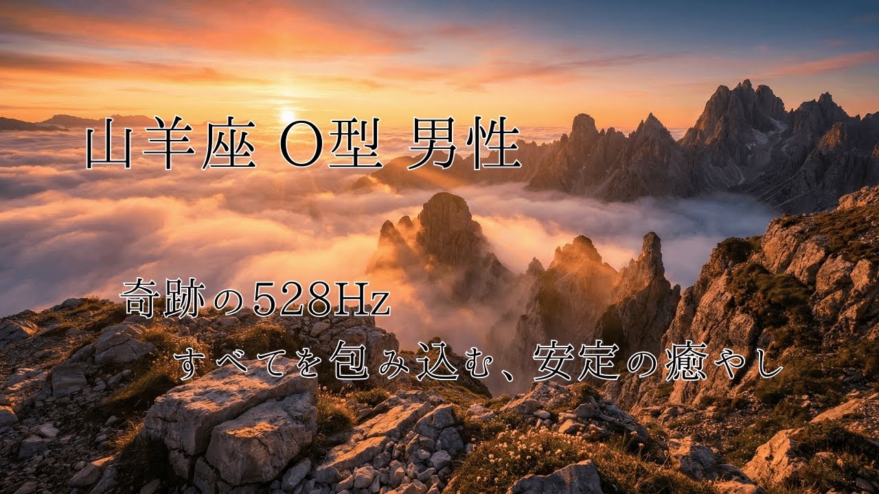 【山羊座 O型 男性】テーマBGM ──　不動の守護者から、陽だまりの山頂へ至る二章の組曲