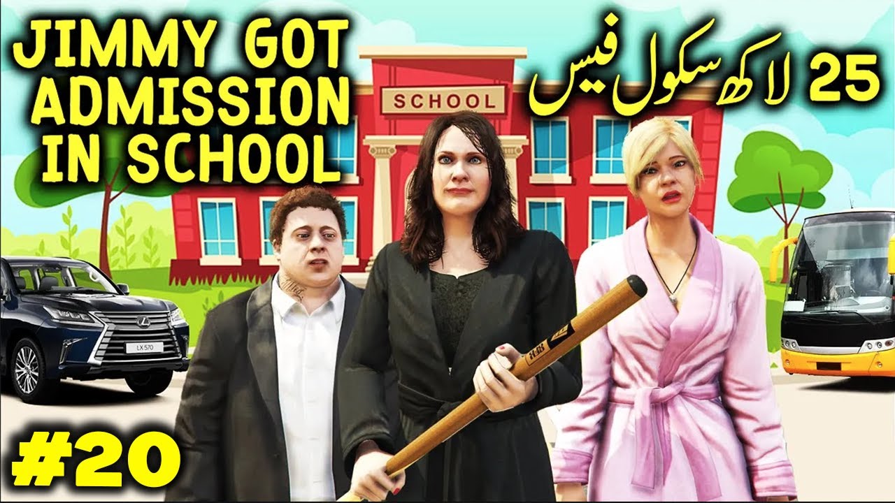 JIMMY GOT ADMISSION IN SCHOOL | GTA 5 MODS EP #20 | RADIATOR