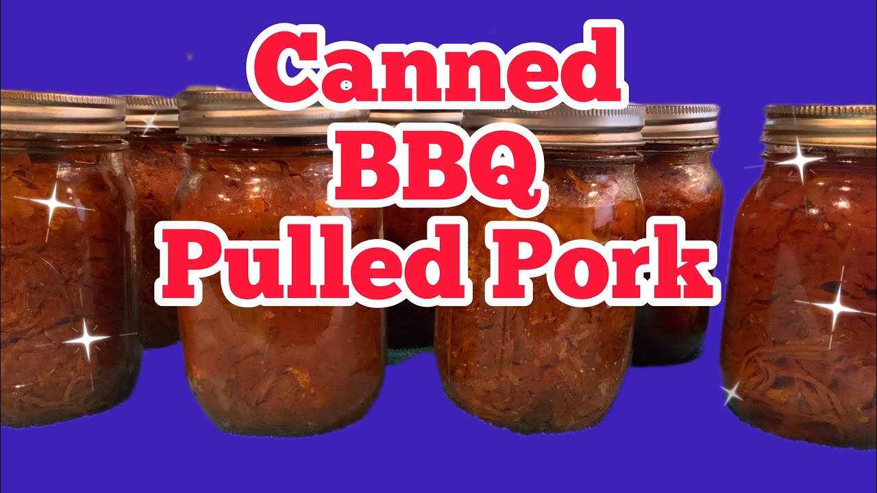 How To Make Home Canned BBQ Pulled Pork. #bbq #foodstorage #canning #preparing #prepping #food