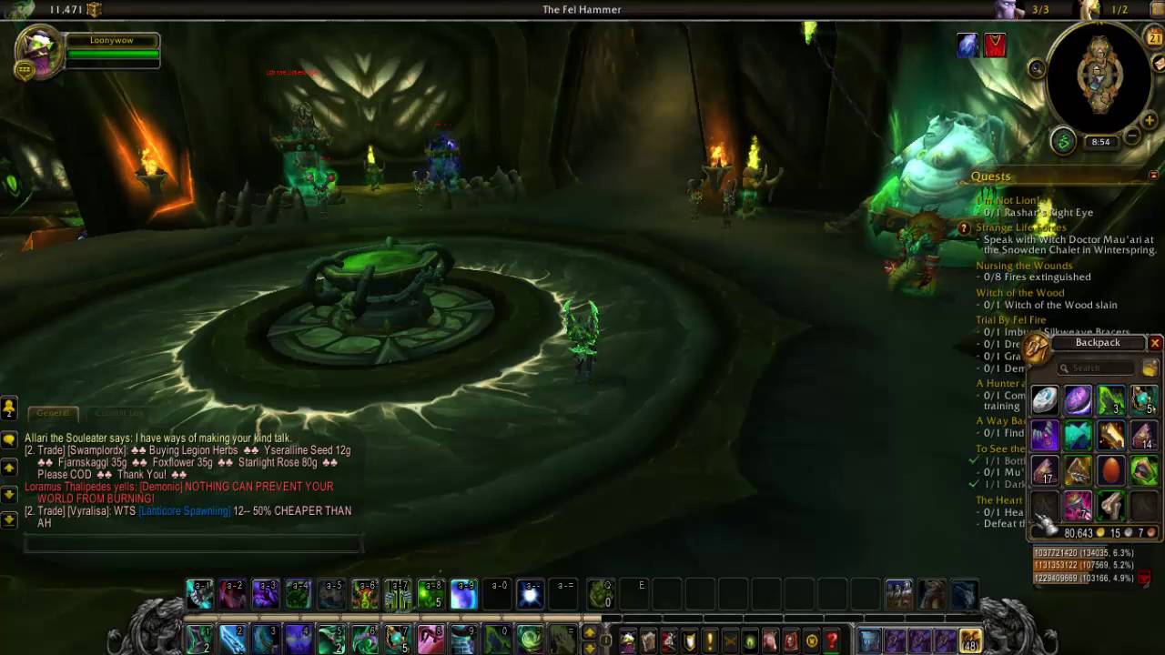 WoW Legion-First 3 Bosses in Emerald Nightmare as a DPS