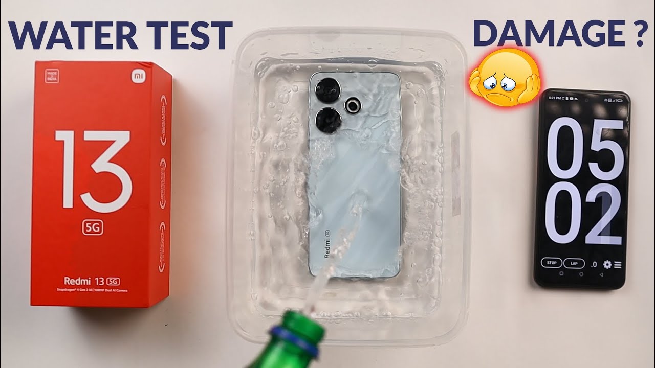 Redmi 13 5G Water Test || Redmi 13 5G Durability Test