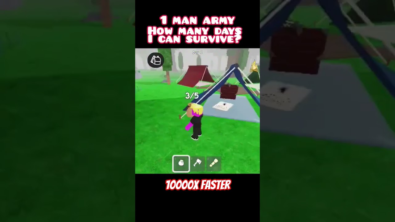 99 Night, 1 Man Army, can i survive ? #roblox #rblx #robloxmemes #shorts #99nightintheforest