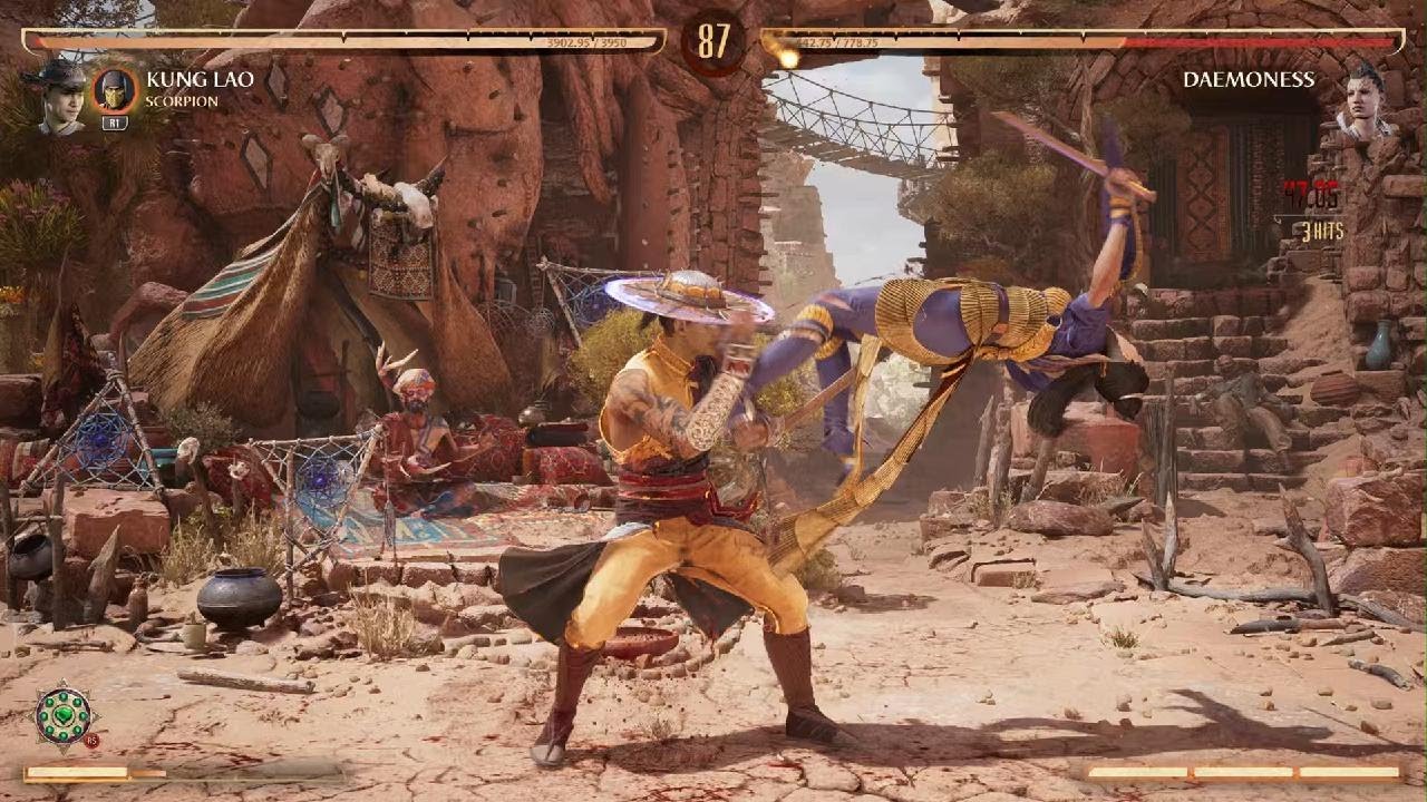 Mortal Kombat 1 i couldn't finish him or move lol