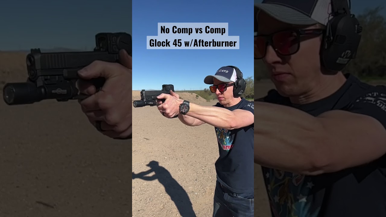 Is a Comp Worth It? 🤔 Radian Ramjet Afterburner on a Glock 45 #subscribe