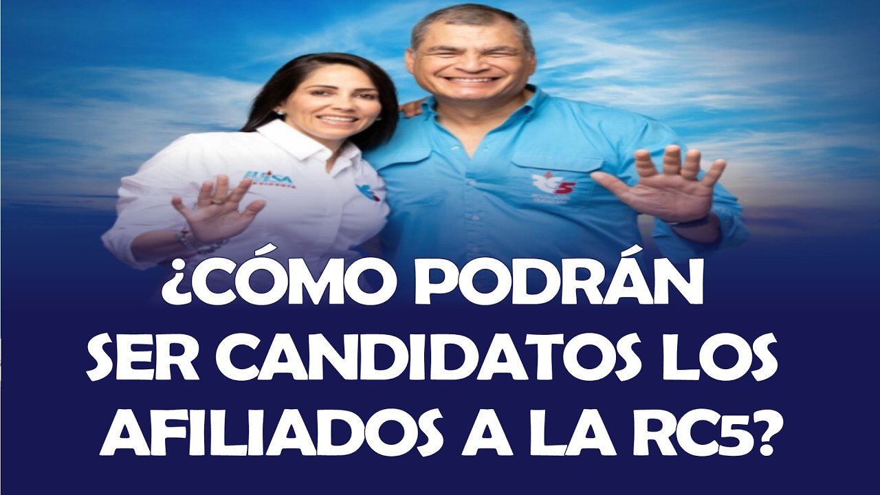 SUSPENSIÓN REVOLUCIÓN CIUDADANA: ¿LOS AFILIADOS A LA RC5 PUEDEN SER CANDIDATOS POR OTRO PARTIDO?