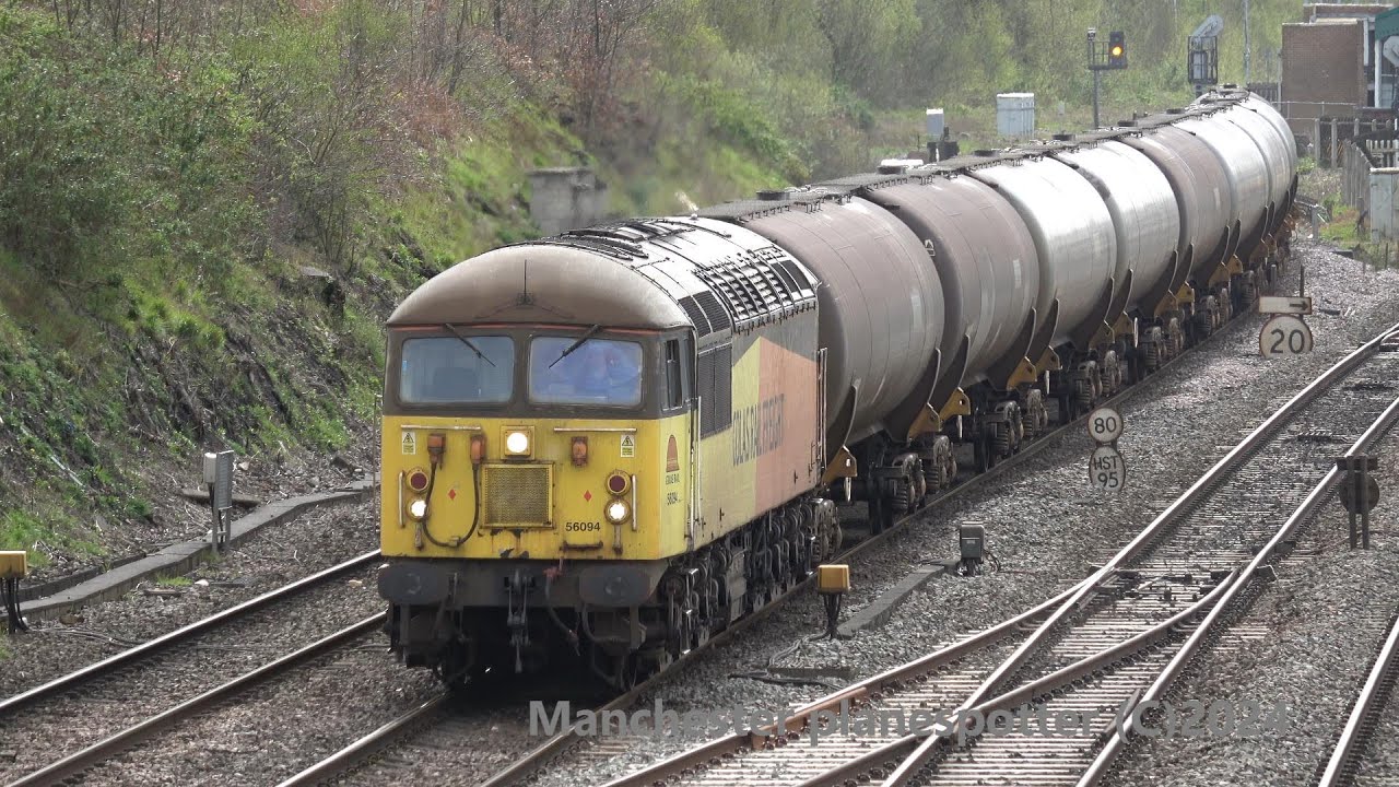 (4K) (Midland mainline) Train Spotting At Chesterfield On The 08/04/2024