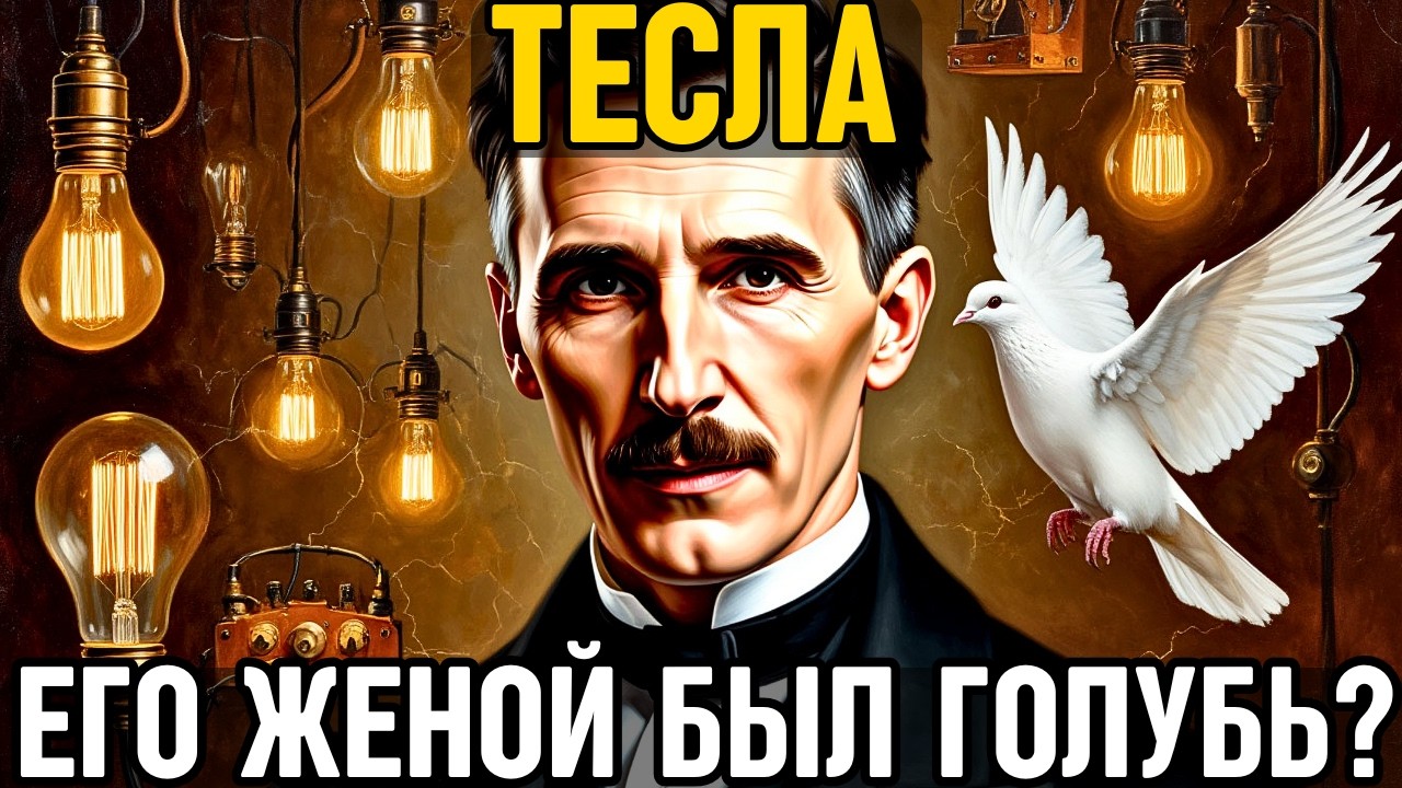 НИКОЛА ТЕСЛА: Как он ИЗОБРЁЛ будущее, влюбился в ГОЛУБЯ и УМЕР девственником в нищете!