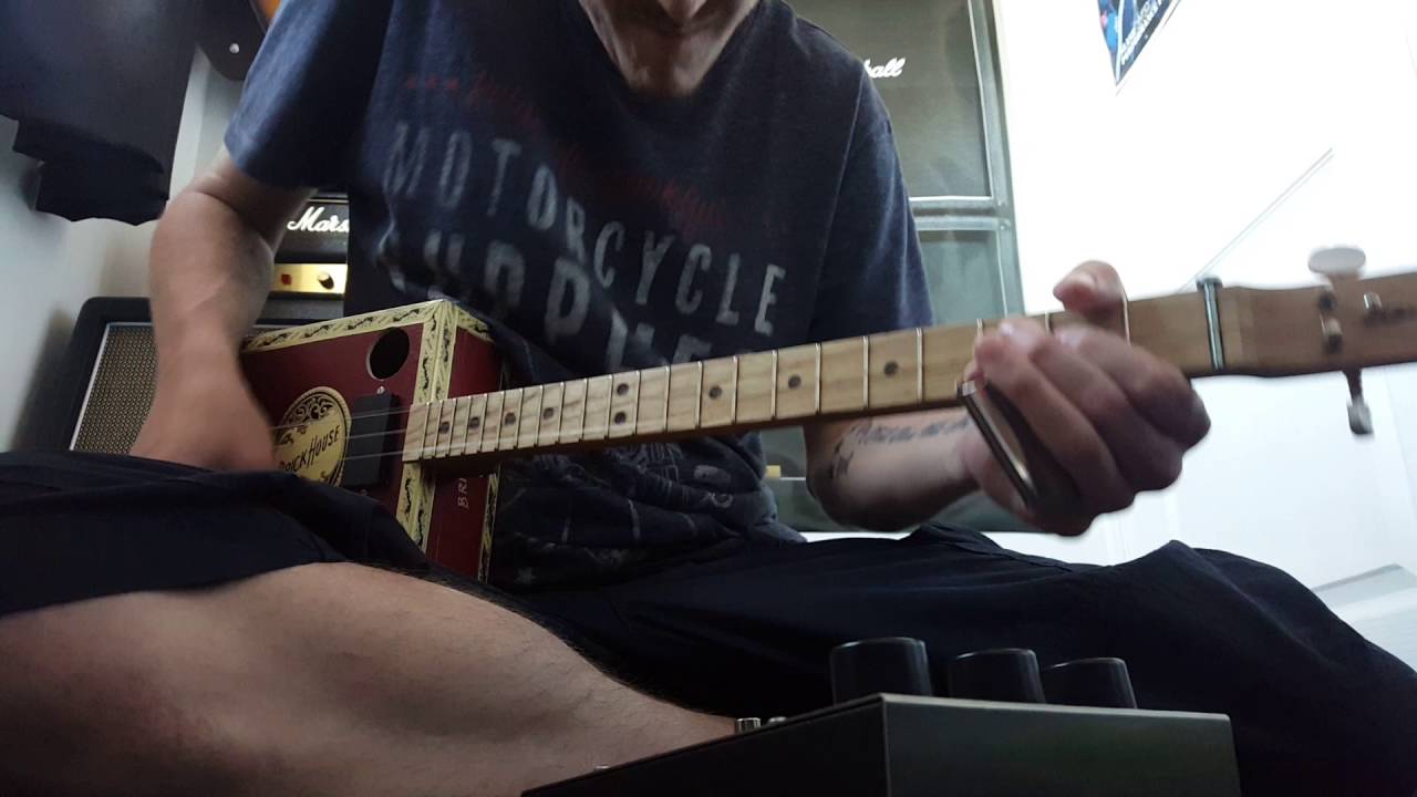 Big muff and a cigar box guitar