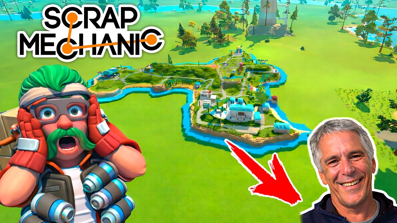Я ПОПАЛ НА ОСТРОВ ЭПШТЕЙНА!!! | Scrap Mechanic