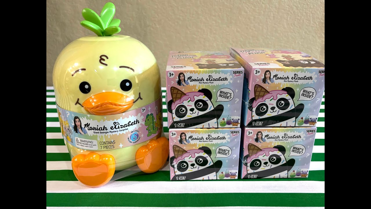 Unboxing a Moriah Elizabeth Georgie Mystery Surprise Egg AND Series 2 Mini Mystery Dessert Plushes!