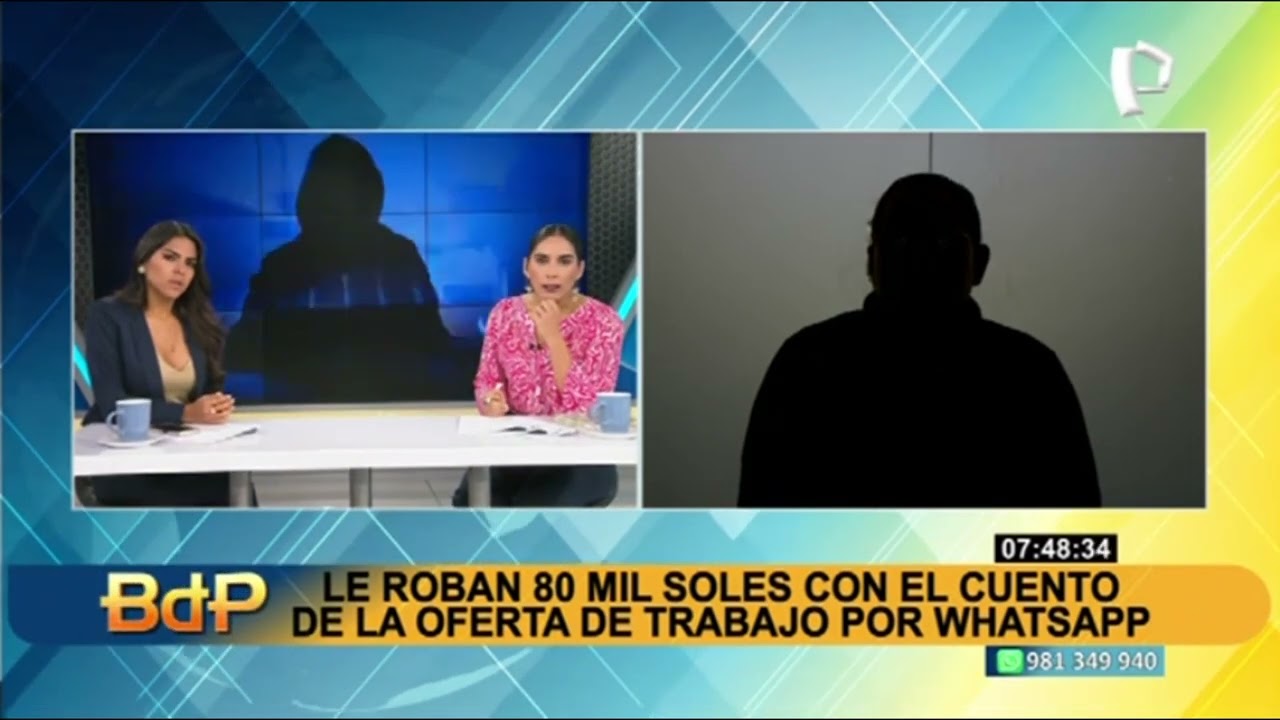 Mujer aceptó falsa oportunidad laboral por Whatsapp y le robaron 80 mil soles