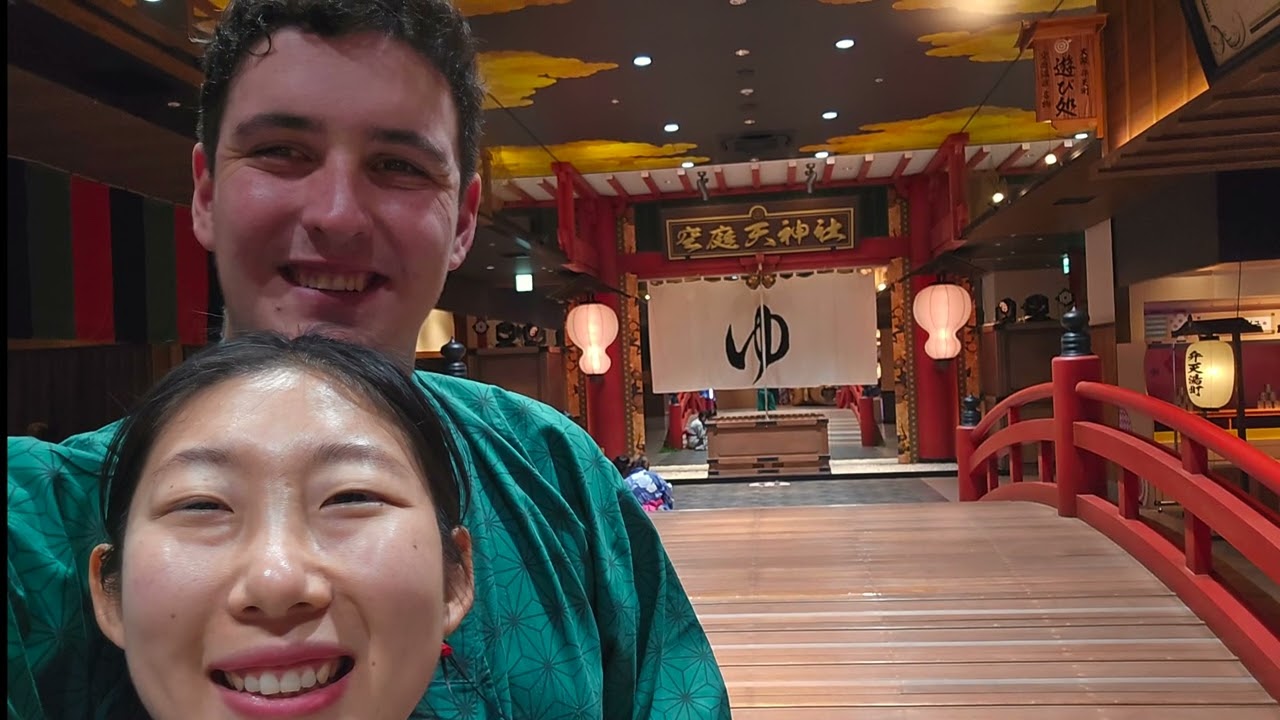 🌿 We Tried a Private Hot Spring at Solaniwa Onsen| 大阪空庭温泉私人汤屋体验 🛁  #Tiffany Zhang