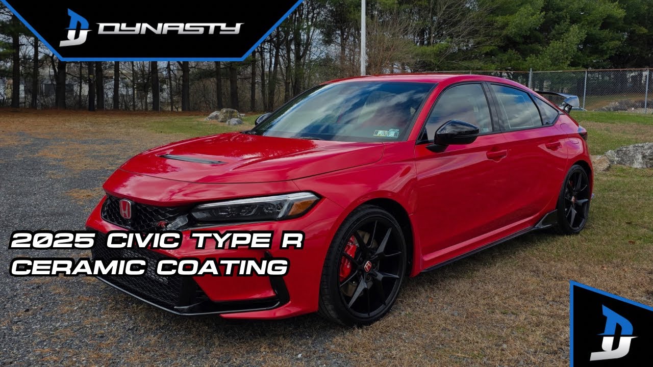2025 HONDA CIVIC TYPE R - CQUARTZ FINEST RESERVE CERAMIC COATING - DYNASTY AUTO DETAILING 18322