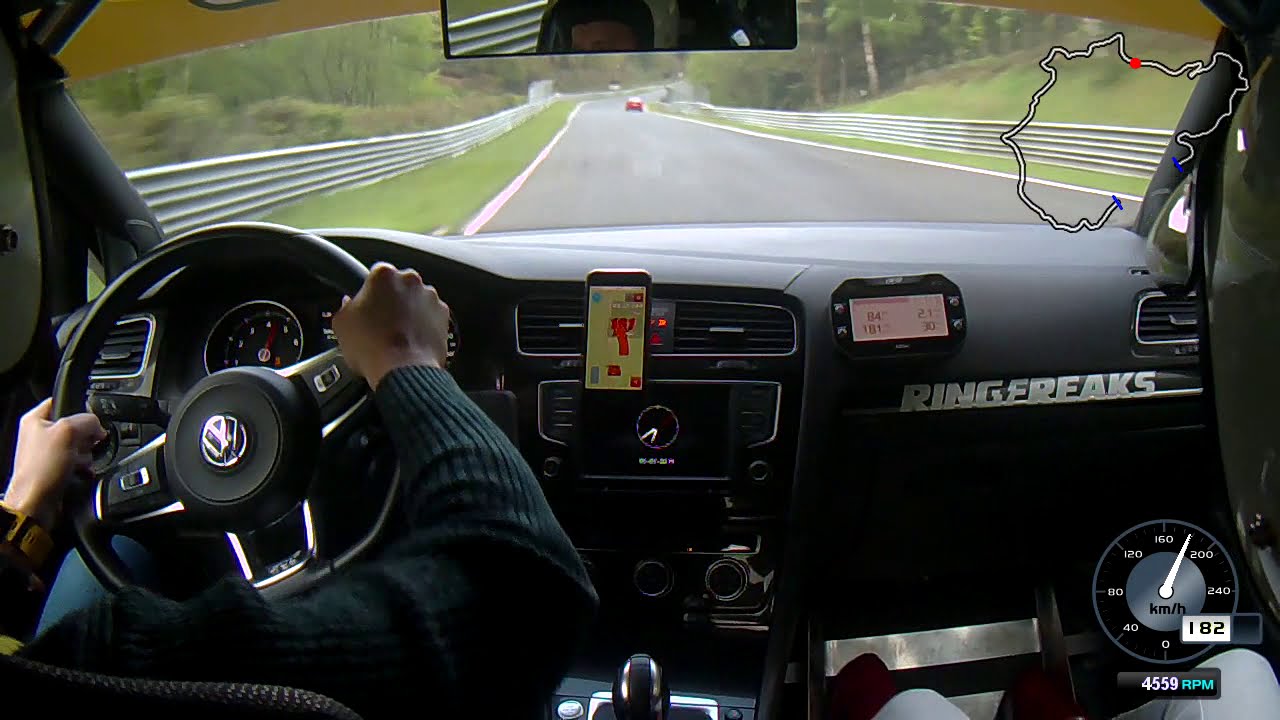 Nurburgring, VW GOLF 7 GTI Performance