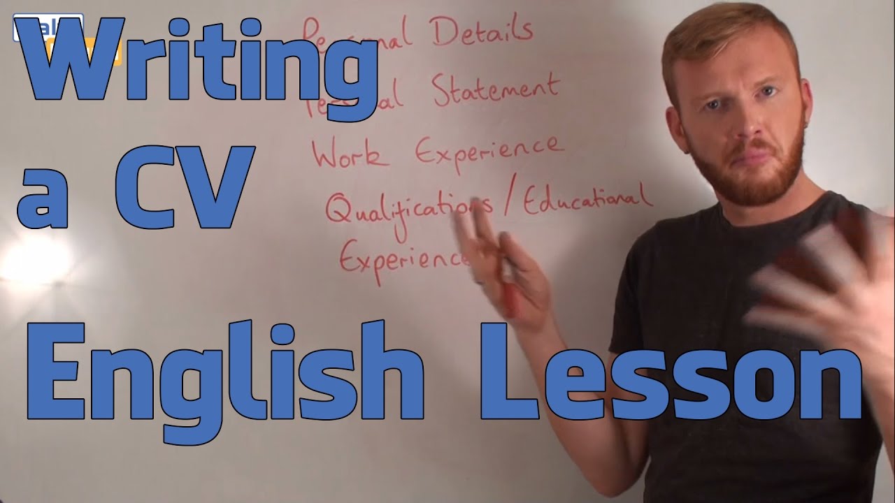 Writing a CV - English Functional Language Lesson (Advanced)