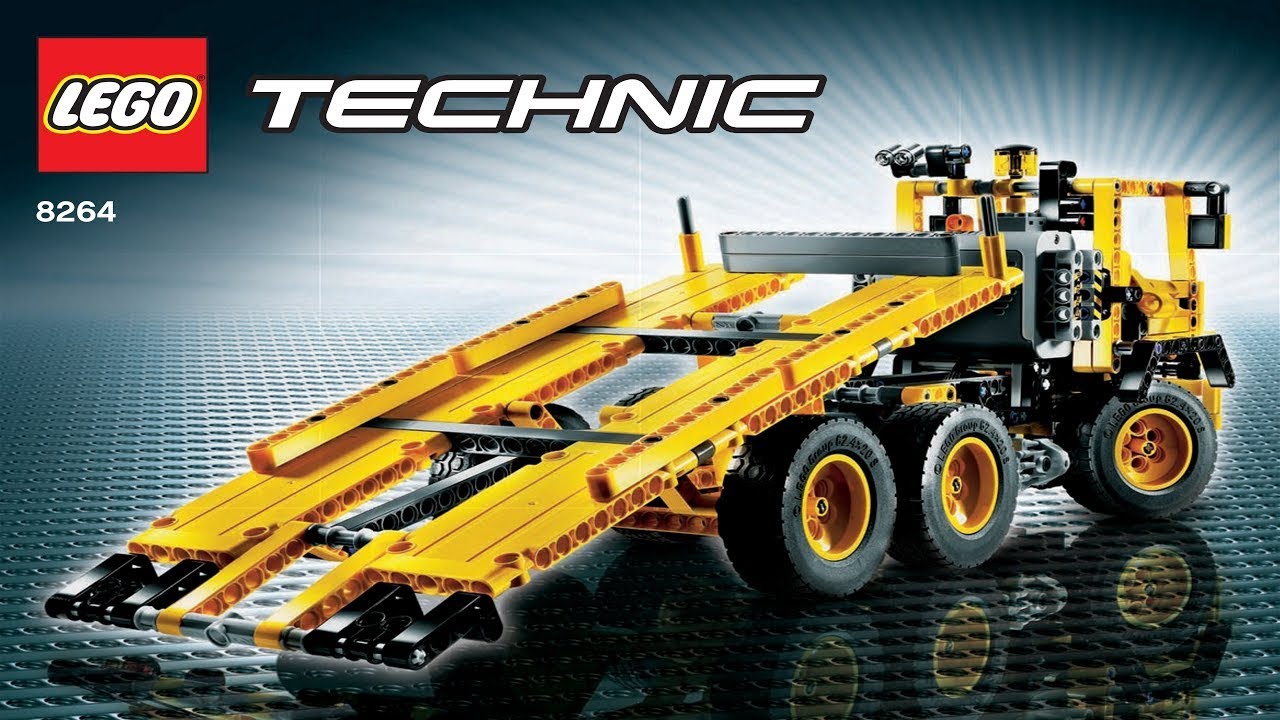 Lego Flat Bed Truck, set 8264 B model review, alternate build of the hauler