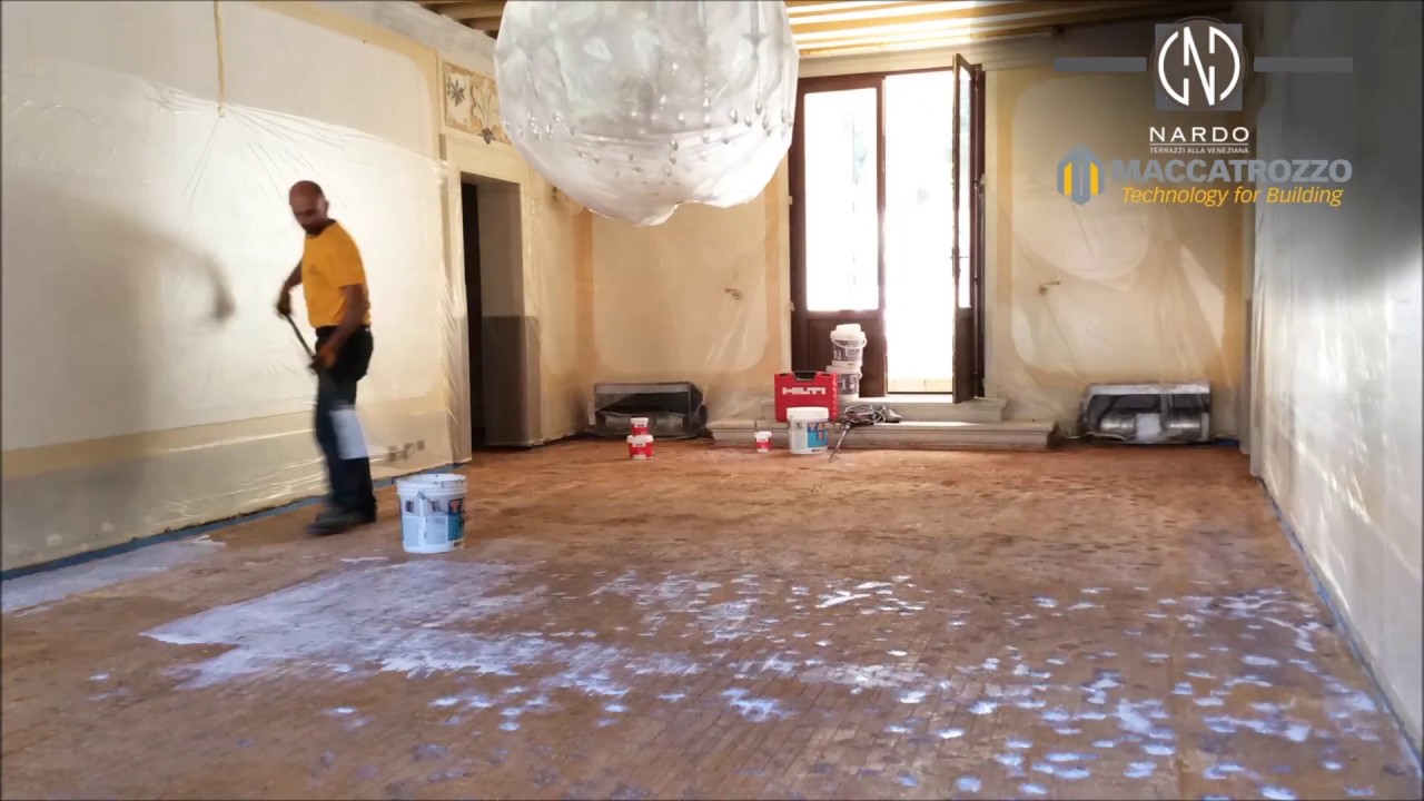 Demolizione con ricostruzione a terrazzo alla veneziana (Timelaps)