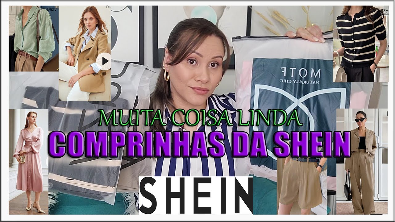 COMPRINHAS RECEBIDOS DA SHEIN NOSSO CUPOM DE DESCONTO CONJUNTOS VESTIDO CASACO BERMUDA CAMISAS ...