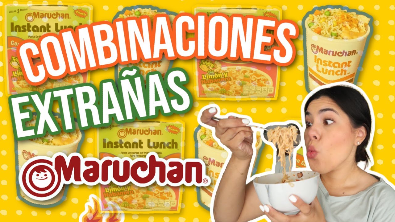 Maruchan que sabe a Zucaritas!! y 3 combinaciones extrañas más  | RebeO