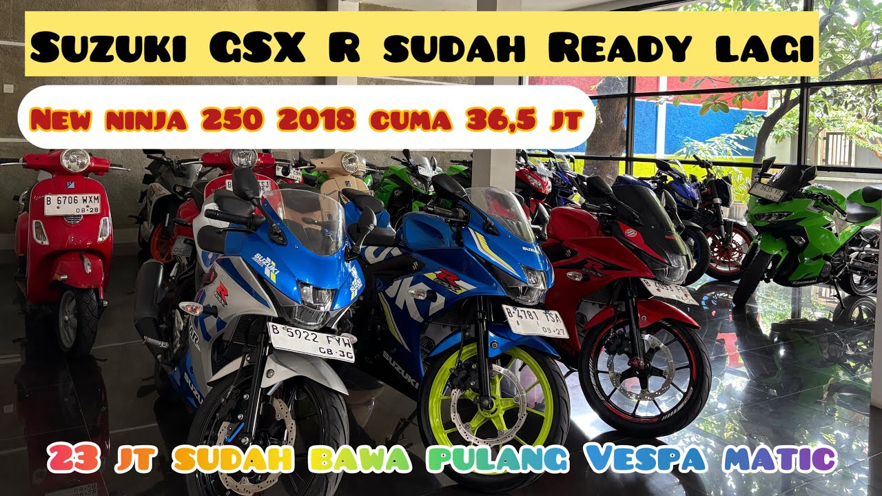 Jual beli motor bekas Tangerang..!!! New ninja 250 cc 36,5 jt saja..!!