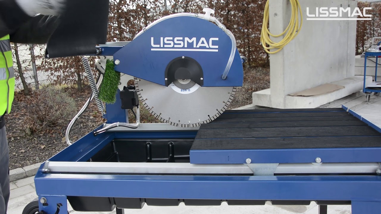 Steintrennsäge / Solid Masonry Saw LISSMAC DTS 402