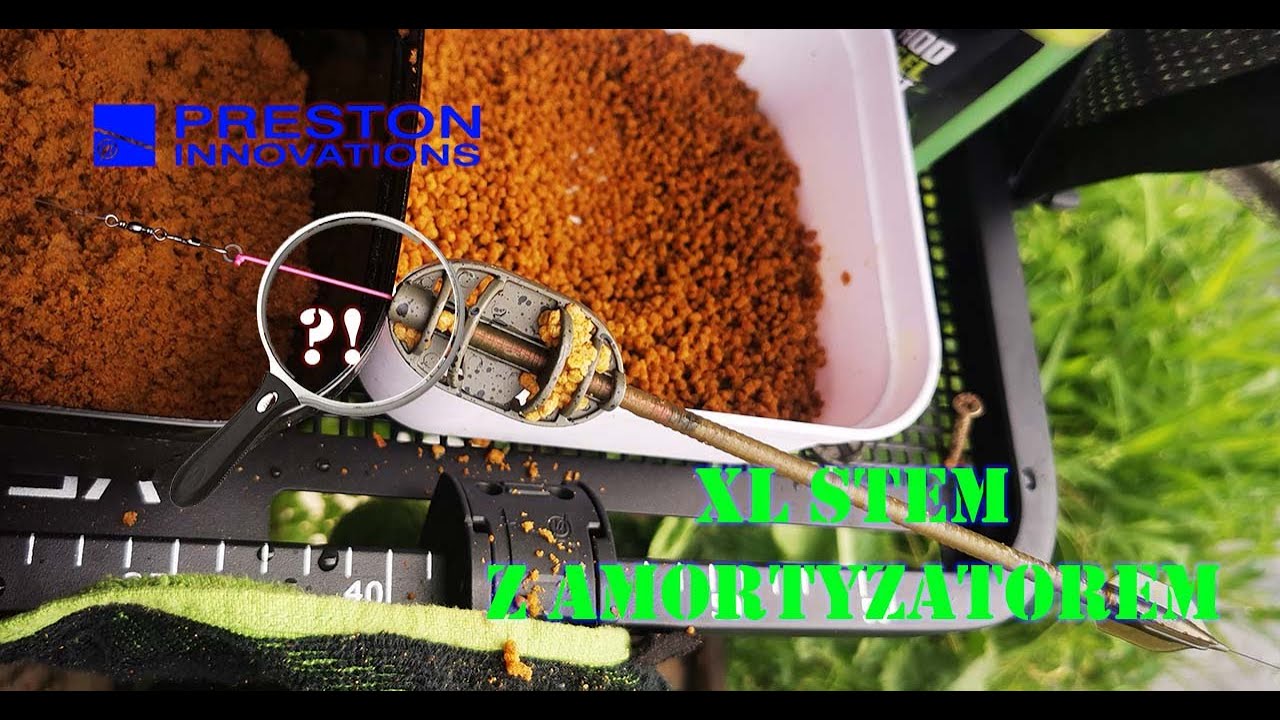 Montaż amortyzatora w trzonku Preston ICS XL stemp