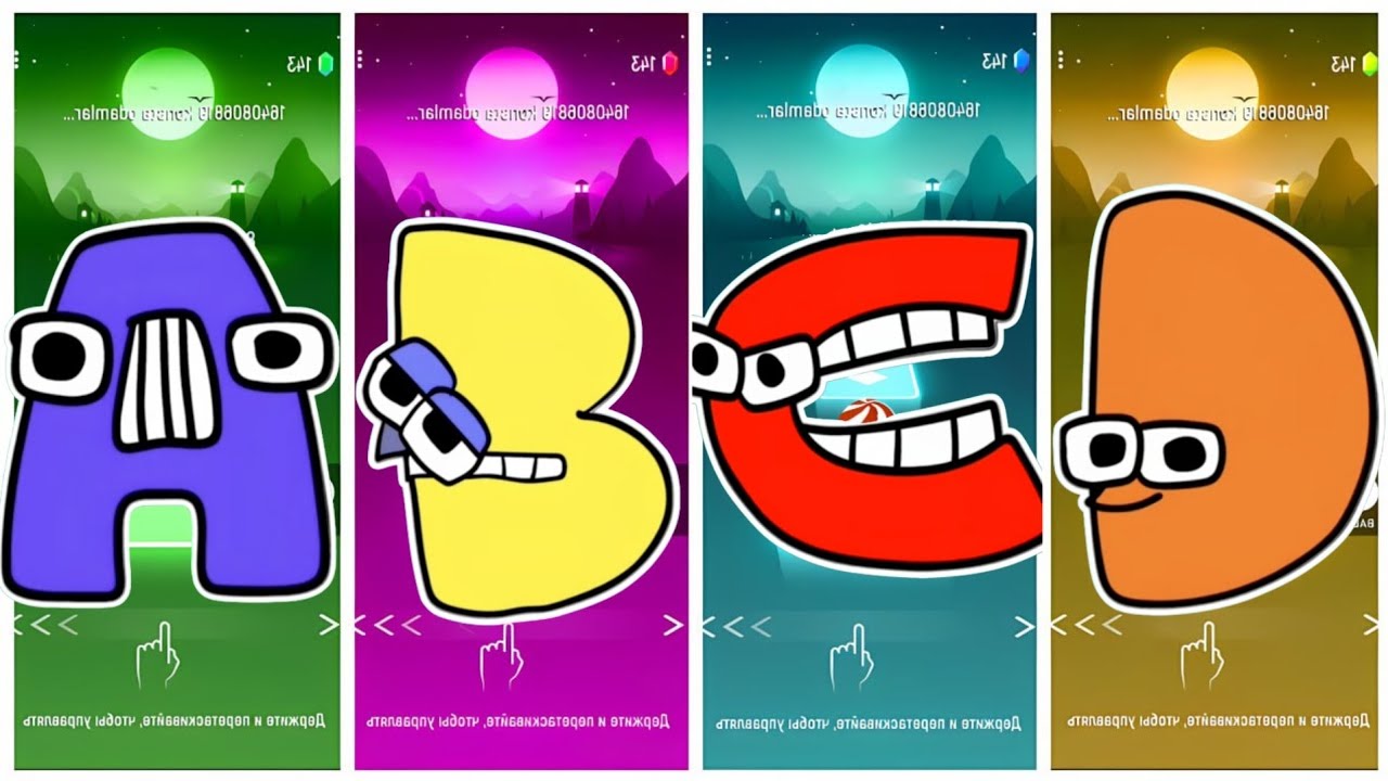 Alphabet Lore Super Colors - A 🆚 New Colors Alphabet Lore - B 🆚 C 🆚 D. 🎶 Who Is Best? 🎵 Tell We? 😍