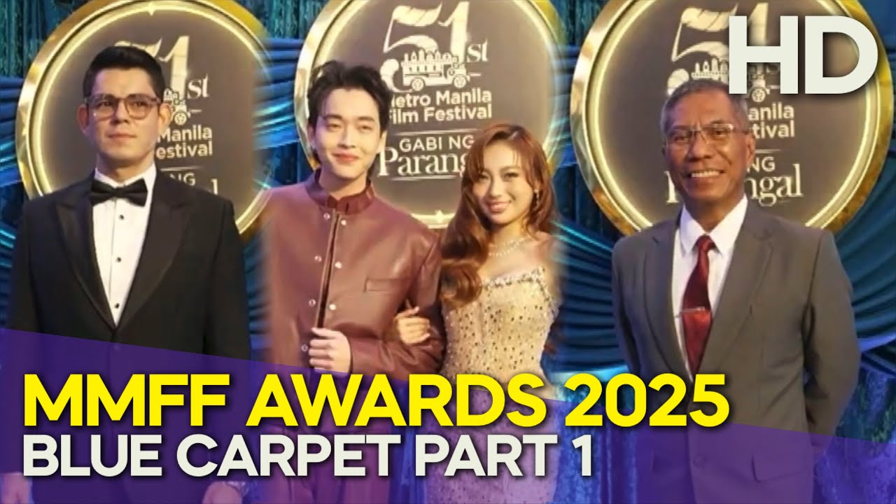 MMFF Awards 2025 Blue Carpet (Part 1) | Rabin Angeles, Angela Muji, Richard Gutierrez, Nicolas Torre