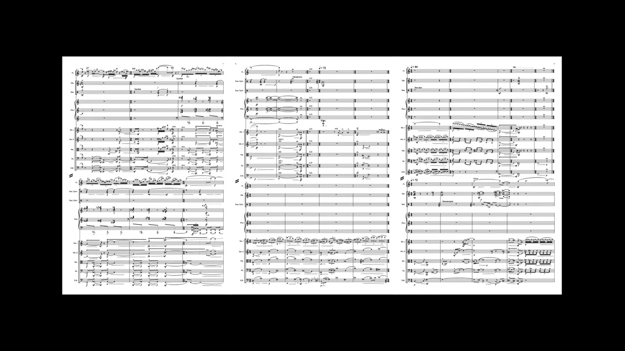 Michail Travlos Double concerto for flute, piano, percussion and string orchestra