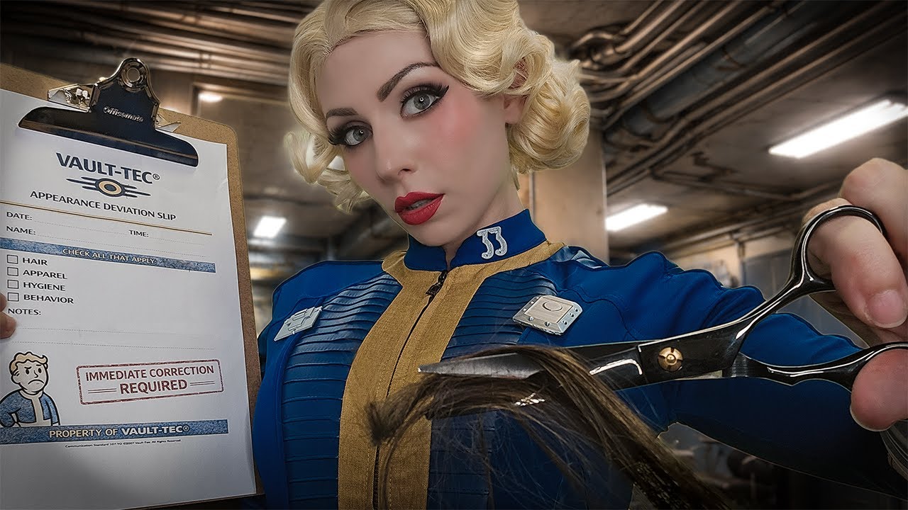 Одобренная Vault коррекция волос | Fallout ASMR