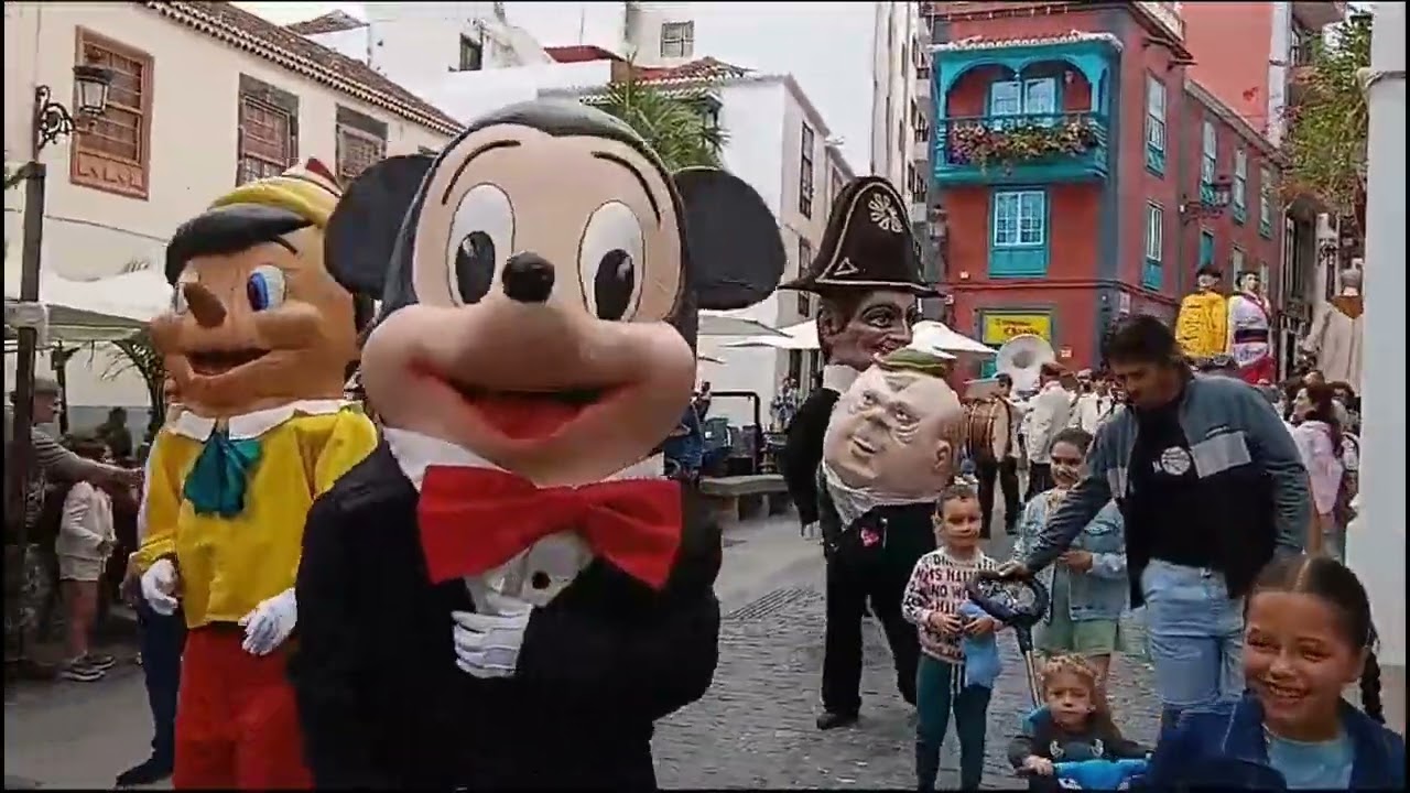 Gigantes y Cabezudos Mascarones. La Palma 2024. MAYO, FIESTAS DE LAS CRUCES