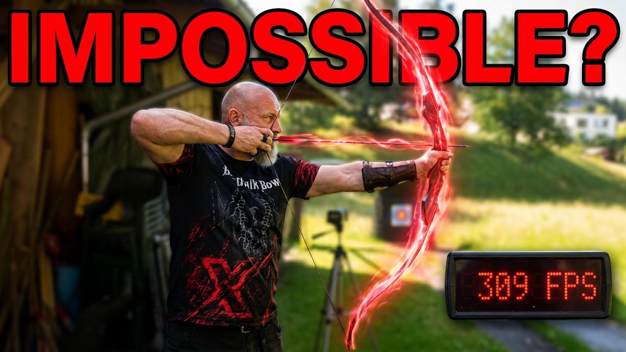Bogensport Extrem - Ist ein Bodnik Bow Redman mit 150+ lbs und 300+ fps möglich? - Extreme Archery