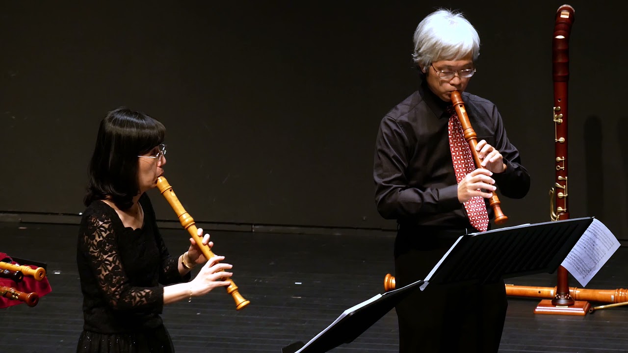 J.C. Schickhardt(1682-1762) : Concerto in G Major No.3 for 4 treble recorders and Basso Continuo