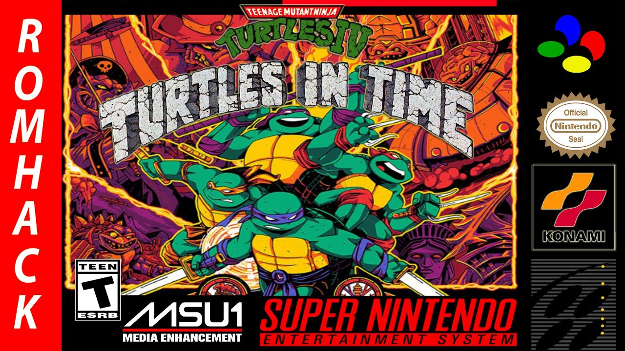 ⬇️🎮TMNT IV Turtles in Time MSU-1 Soundtrack Arcade Version Snes Longplay