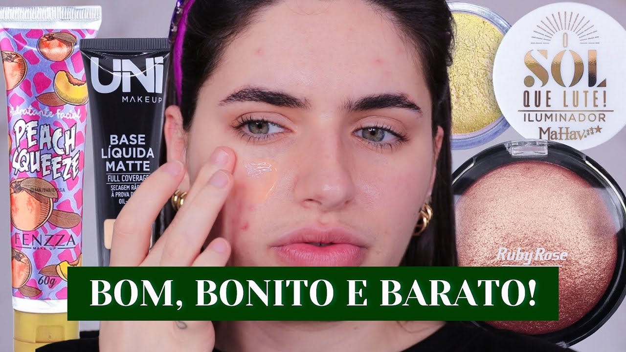 COMPREI MAKES de 10 REAIS e TESTEI TUDO! 😍