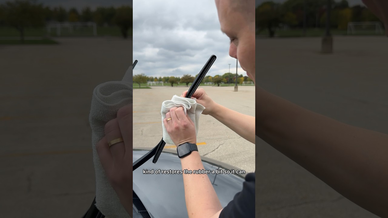 Try this before you replace your windshield wiper blades #howto #lifehacks #wd40