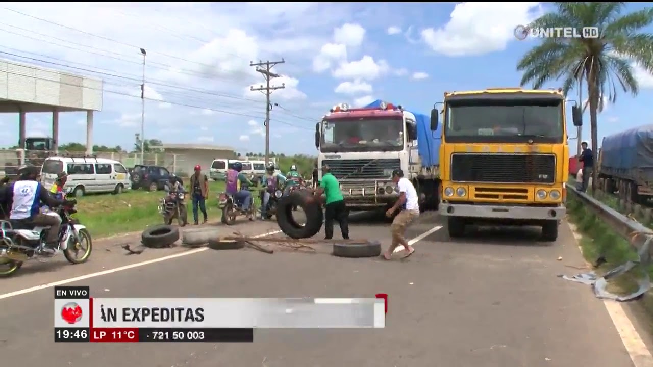 Santa Cruz: Tr&aacute;nsito asegura que todas las carreteras est&aacute;n expeditas