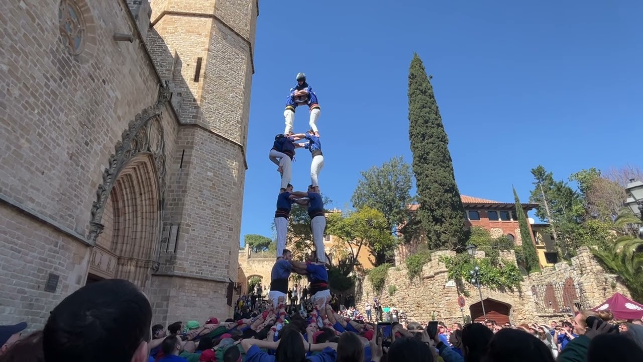 2de7 dels Castellers de la Vila de Gràcia per Sant Medir