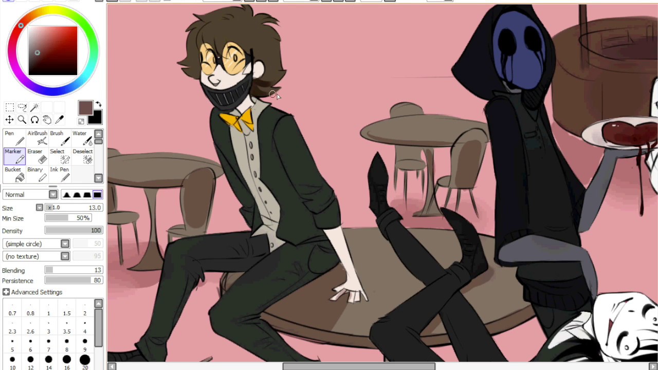 | Creepypasta Cafe | Speedpaint | Fanart |
