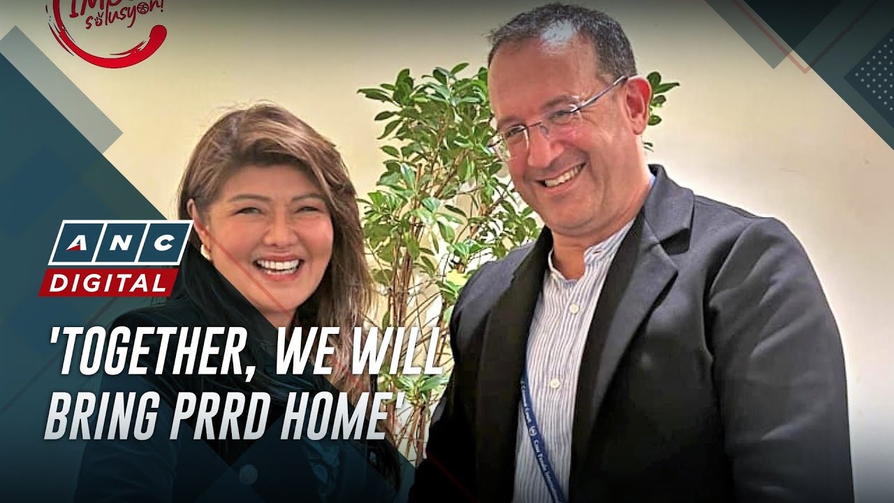 Imee Marcos meets Duterte's ICC lawyer Nicholas Kaufman | ANC